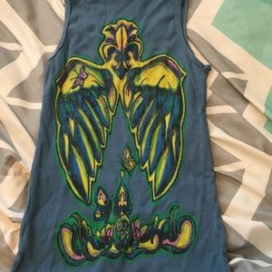 2b Free ribbed angel wing tank S M